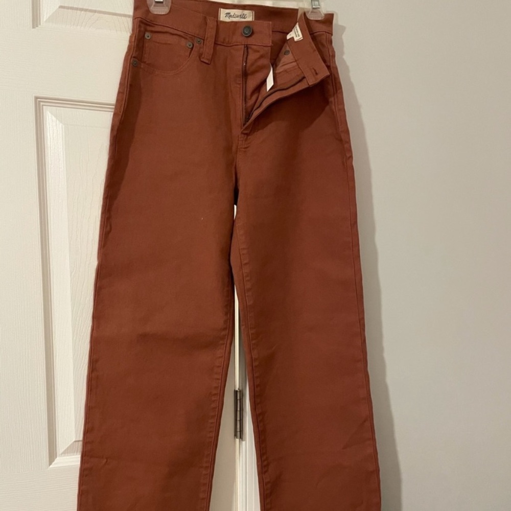 NWT Madewell Slim Wide Leg Pants, full length